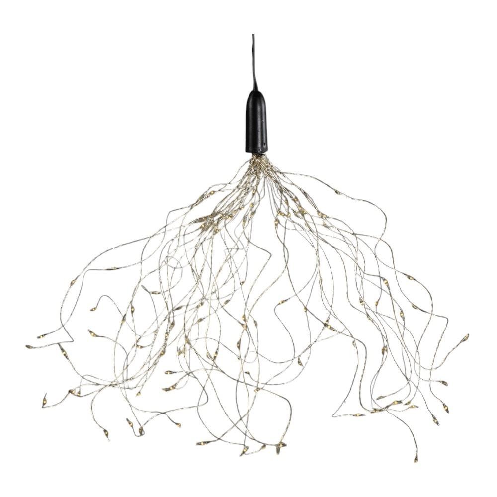 LUCI SOSPENSIONE 120 LED NERO H.13.5